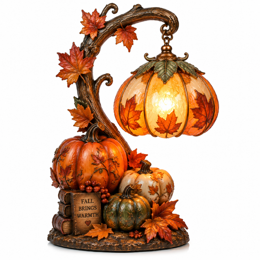 Autumn Pumpkin Glow Table Lamp