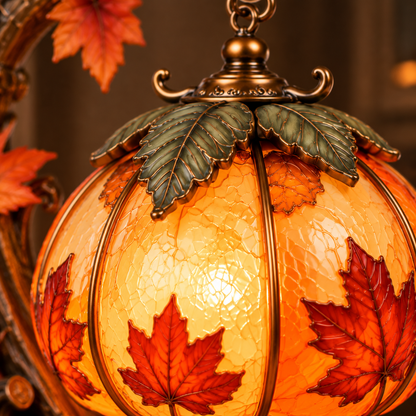 Autumn Pumpkin Glow Table Lamp