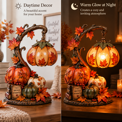 Autumn Pumpkin Glow Table Lamp
