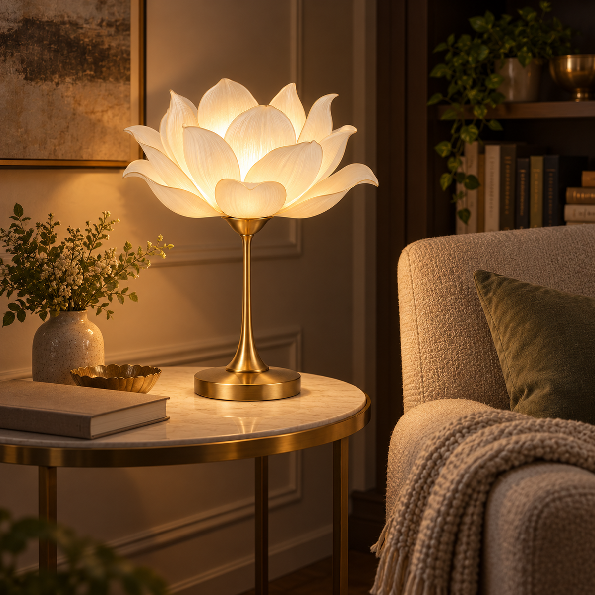 Luna Bloom Flower Table Lamp